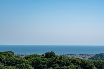 Landscape at Kenchoji, Kamakura, Kanagawa, Japan 鎌倉 建長寺からの景色