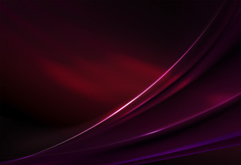 Dark pink, purple abstract background with flowing light stripes.