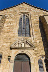 Facade of the Magdalenen church in Hildesheim, Germany