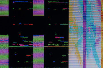 Pixel pattern of a digital glitch / Abstract background, pattern of a digital glitch.