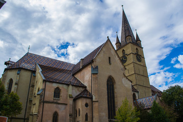 Fototapeta na wymiar Church in Sibiu, Romania