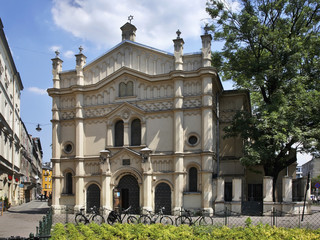 Synagogue in Kazimierz. Krakow. Poland