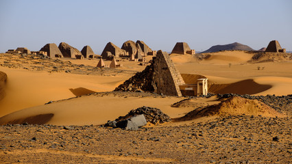 Pyramids of Meroe, Sudan 12