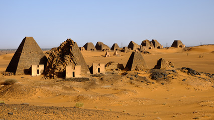 Pyramids of Meroe, Sudan 10