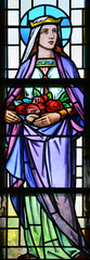 Hl. Elisabeth, Glasgemälde