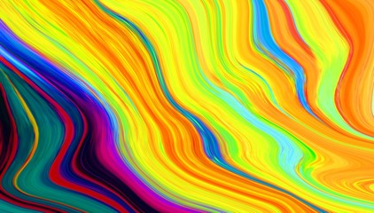 Obraz premium Marble ink colorful. yellow marble pattern texture abstract background. can be used for background or wallpaper