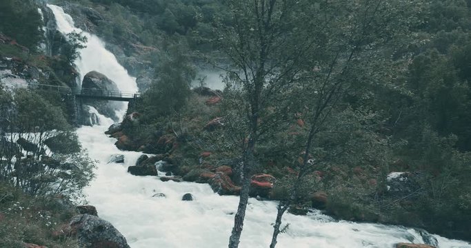 Kleivafossen Waterfall, Norway