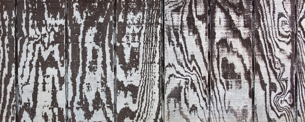 Zebra Weathered Wood Banner