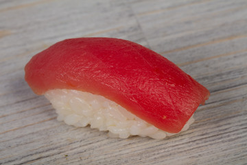 Sushi with tuna