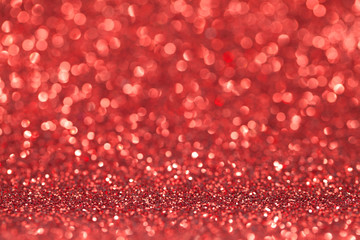 Abstract red glitter background