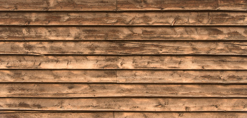 Weathered Wood Slat Banner