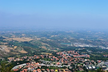 Fototapeta na wymiar Lookout San Marino 