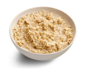 Bowl of Oatmeal Cereal