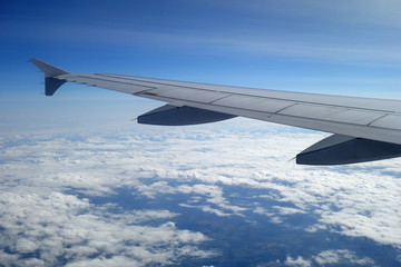 tragfläche von flugzeug
