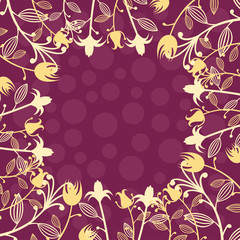 Beautiful Square borders Floral design