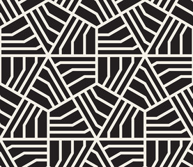 Vector seamless pattern. Modern stylish abstract texture. Repeating geometric tiles