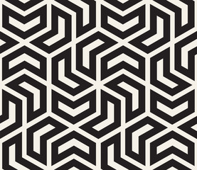 Vector seamless pattern. Modern stylish abstract texture. Repeating geometric tiles
