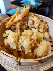 Japanese tempura vegetables