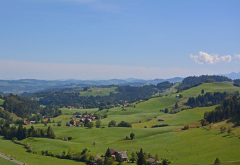 Fototapeta na wymiar Landschaft im Obertoggenburg