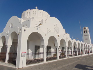 The Orthodox Metropolitan cathedral of Thira