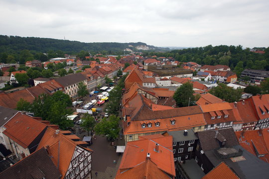 Osterode Fachwerkstadt von oben