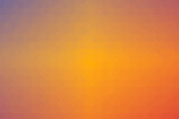 Blue and orange Mosaic through glass bricks background illustration.