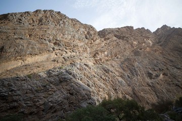 Felsen und Berg im Oman