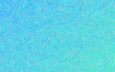 Green and blue Impasto with color variations  background illustration.