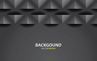 fold triangle gray background vector