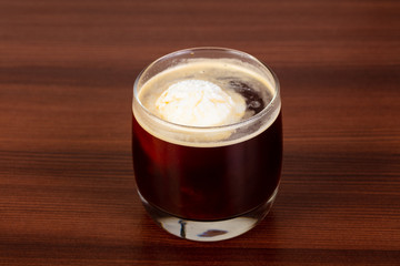 Cup an ice-cream coffee
