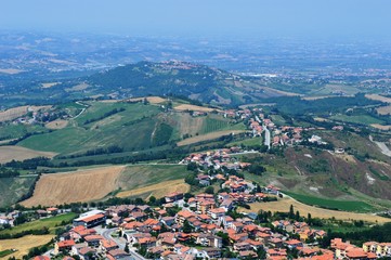 landscape of San Marino

	