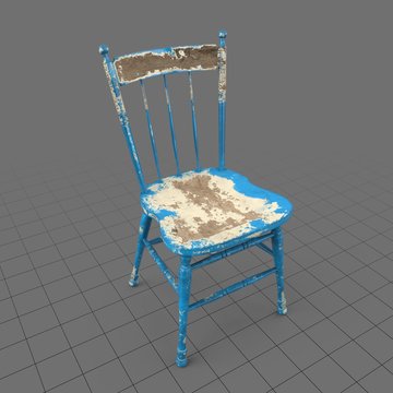 Wide back Windsor chair