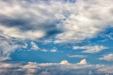 sky with clouds and sun, cloudy sky....
