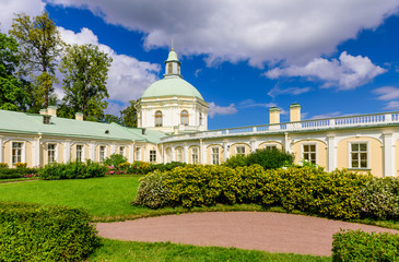Sightseeing of St. Petersburg. Grand Menshikov Palace in Oranienbaum (Lomonosov), Russia