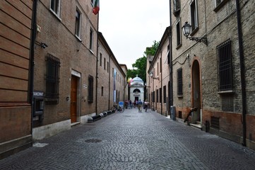 on the streets of Italy
