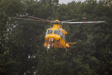 notts and lincs air ambulance leaving accident on a15 sunday © Paul burzynski