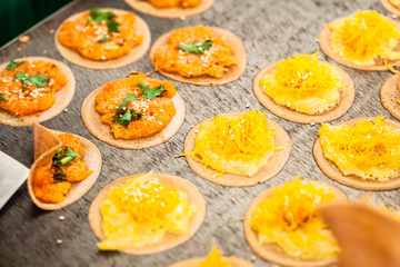 Preparing Khanom Buang