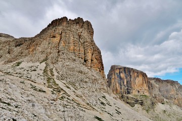 Felsgipfel, Sellagruppe, Dolomiten, Südtirol

