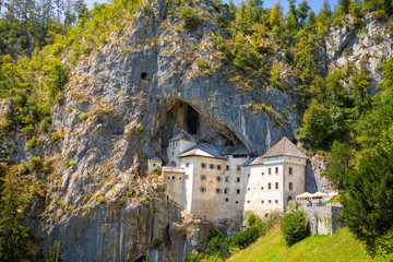 Medieval Predjama Castle in Postojna Cave, Slovenia