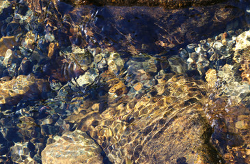 Stream bed ripples