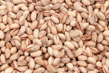 lots of pistachios as backround