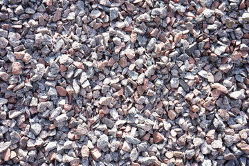 Many small stones of rubble