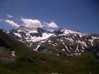 Panorama der Alpen &Ouml;sterreich von der Gro&szlig;glocknerstrasse