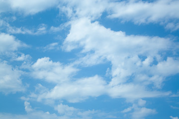 Fototapeta premium Huge clouds in blue sky