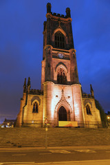 Fototapeta na wymiar St Luke Church in Liverpool