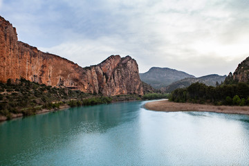 Aerial photo of La Roca dels Bous, Catalonia Spain