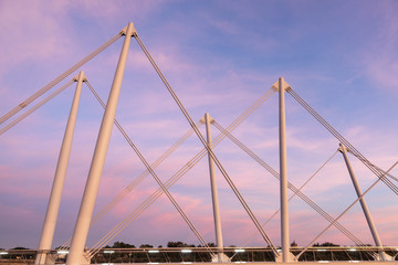 Pedestrian bridge in Dunkirk