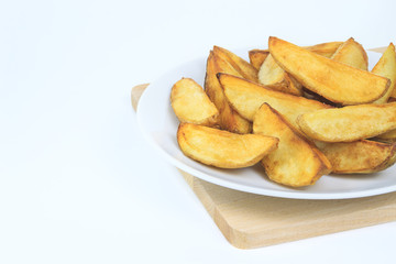 fry potatoes wedge