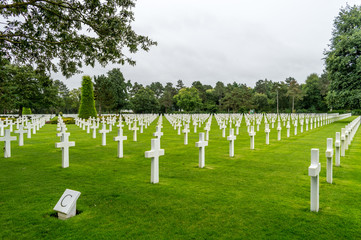 Normandy American Cemetery and Memorial in Saint Laurent sur Mer