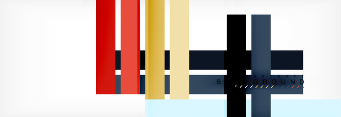 Minimal line design abstract background